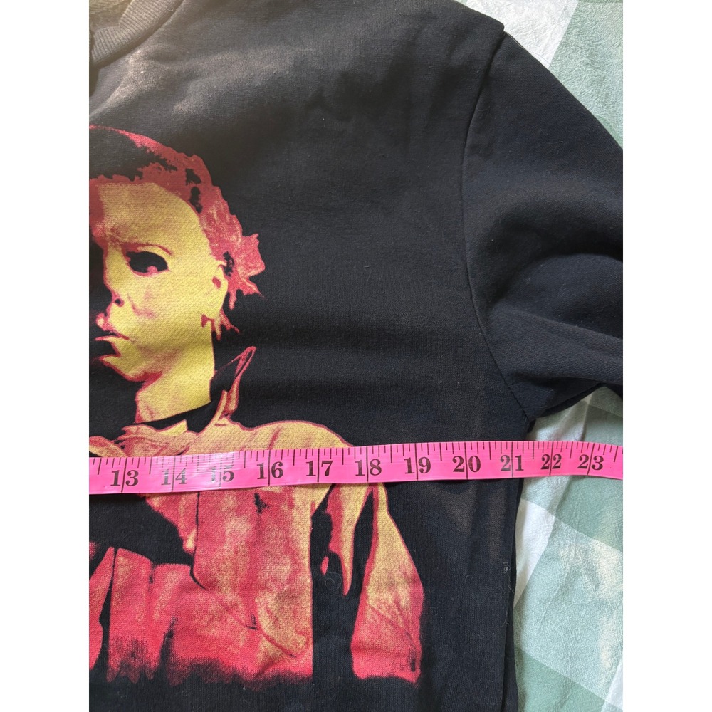 Halloween Michael Myers Black Graphic Sweatshirt Mens S John Carpenter Horror - Picture 5 of 6